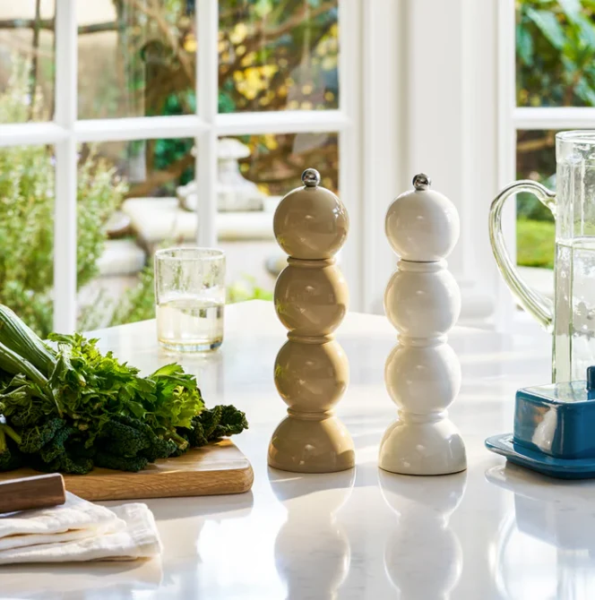 Bobbin Salt & Pepper Mill Beige