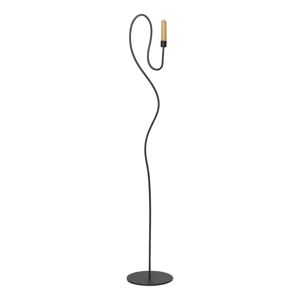 Valse Gulvlysestake Black