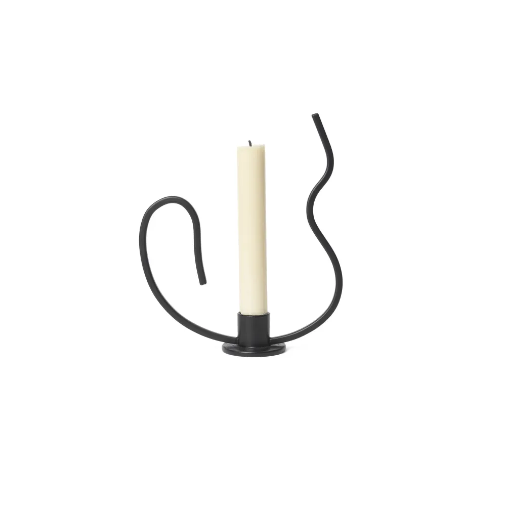 Valse Lysestake Low Black
