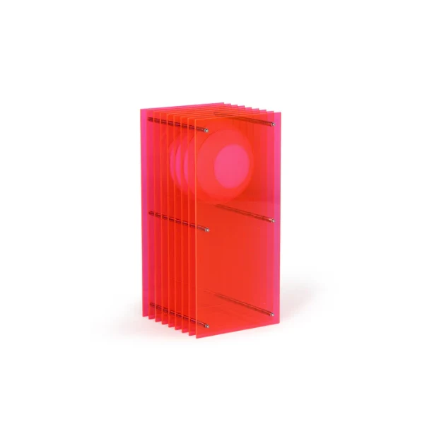 LOP Small Rectangle Pink Lamp