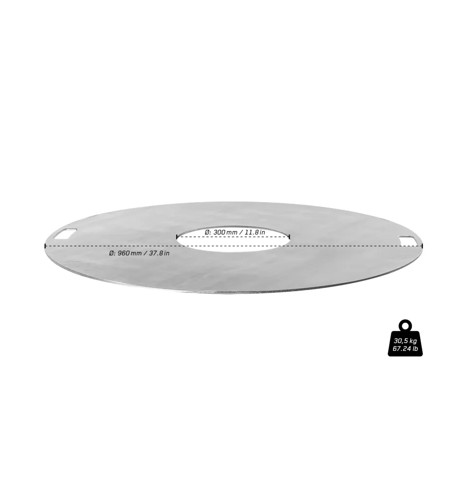 FENNEK Grillplate Allround Bålpanne