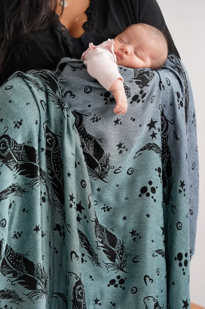 Babyteppe blå niyaha på nytt