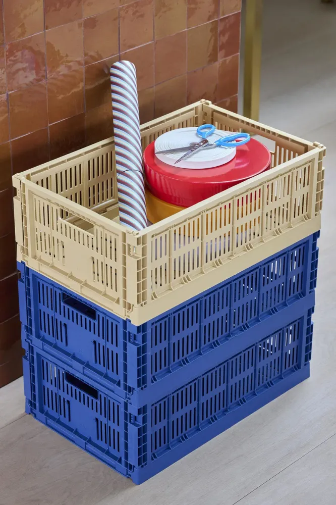 Colour Crate Boks Dark Blue L