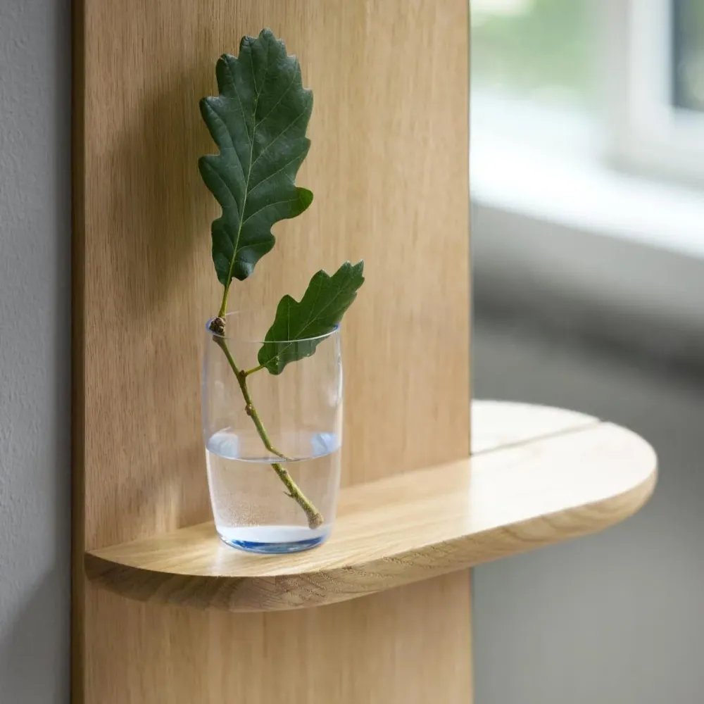 Speil med hylle 70cm