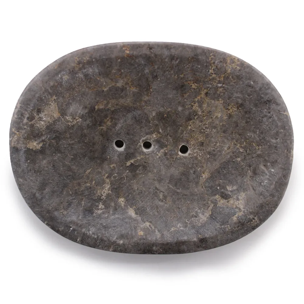 Marmor Såpeskål Oval Grå
