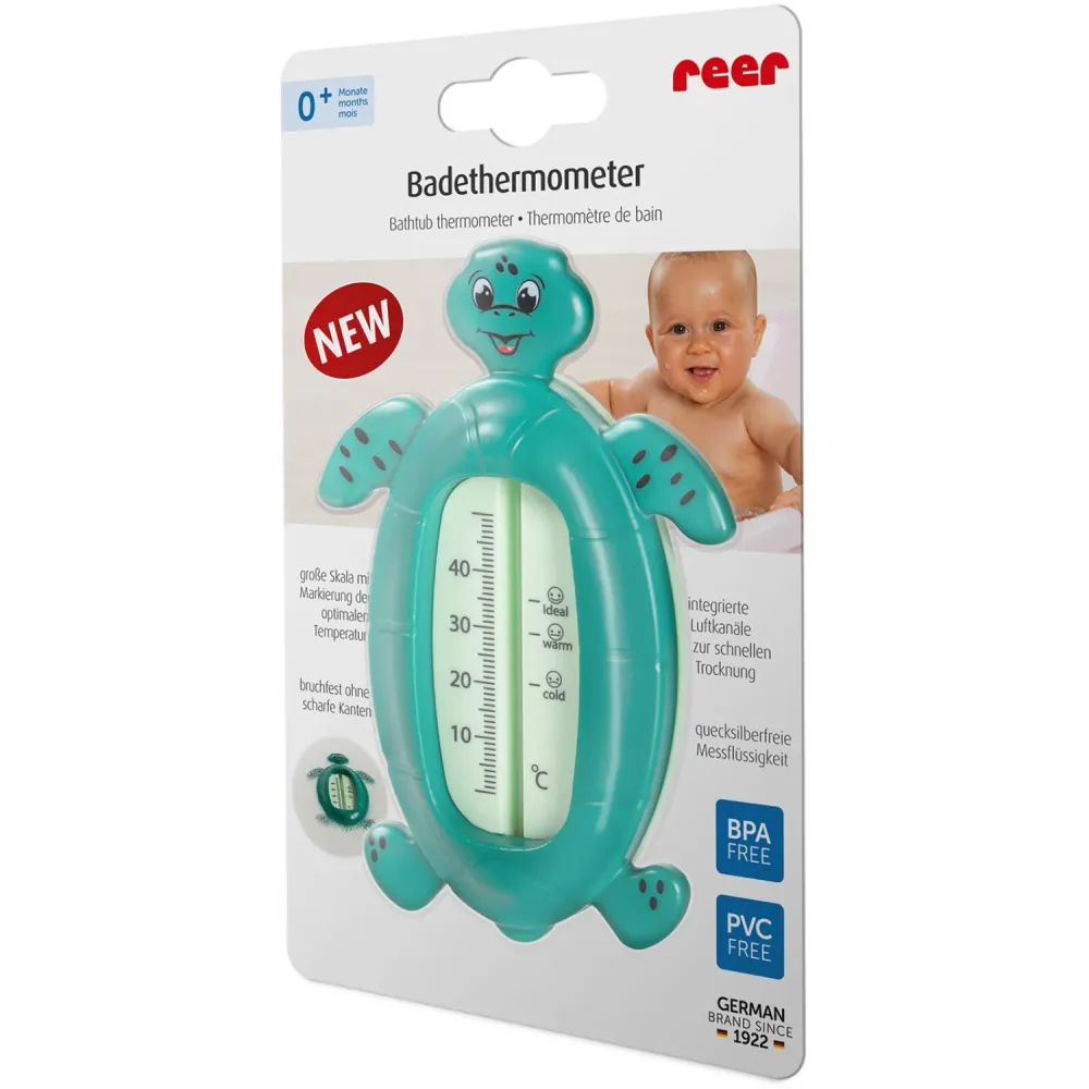 REER Grøn Badetermometer - Skildpadde