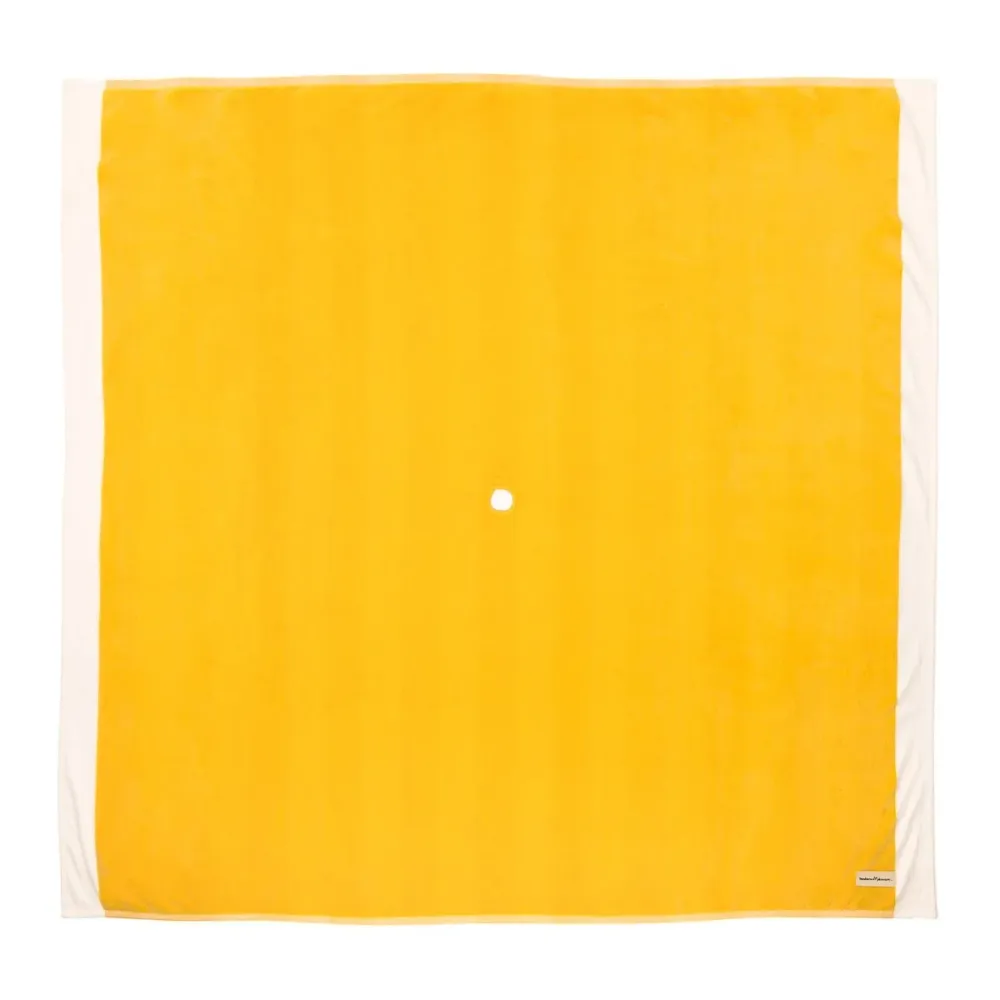 Beach Blanket Mimosa Yellow Stripe