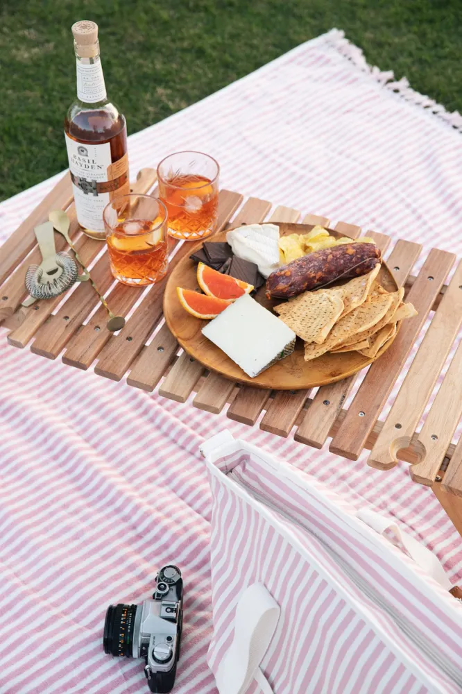 Beach Blanket Pink Stripe