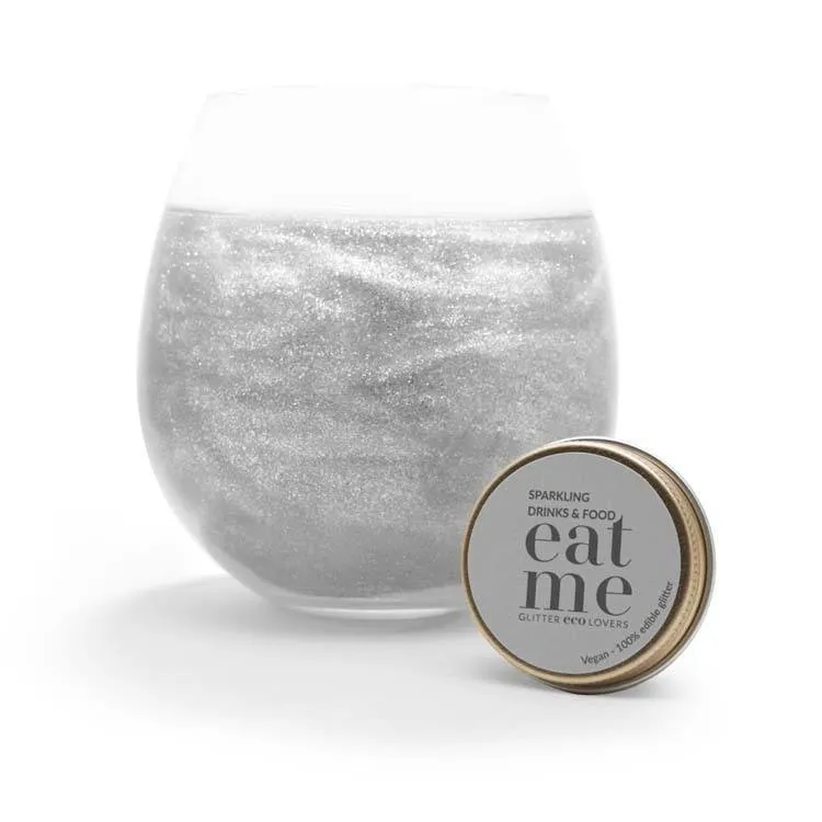 EAT ME Clear Glitter