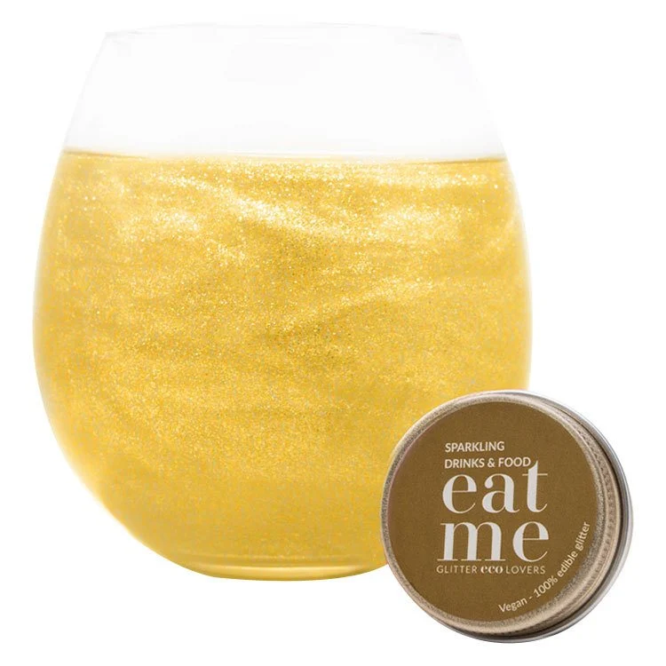 EAT ME Gold Glitter