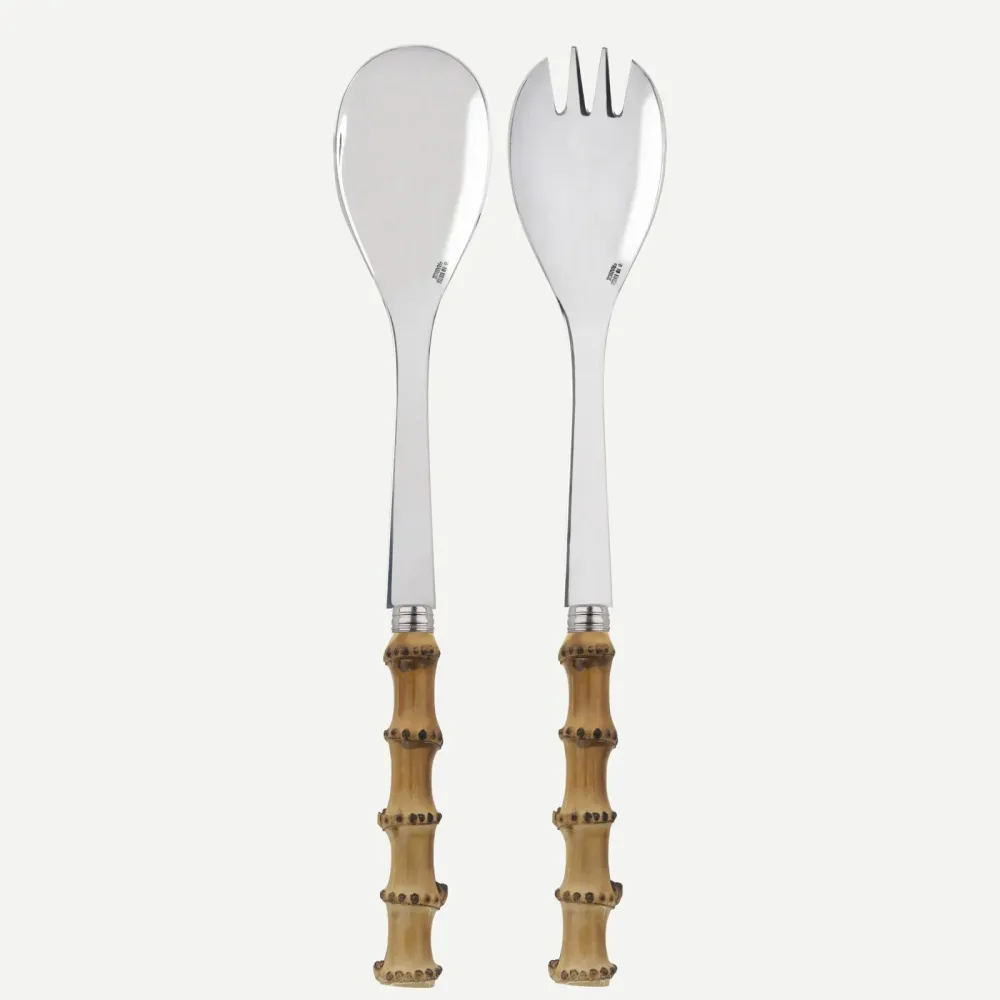 Sabre Salad Cutlery Set Panda Bamboo