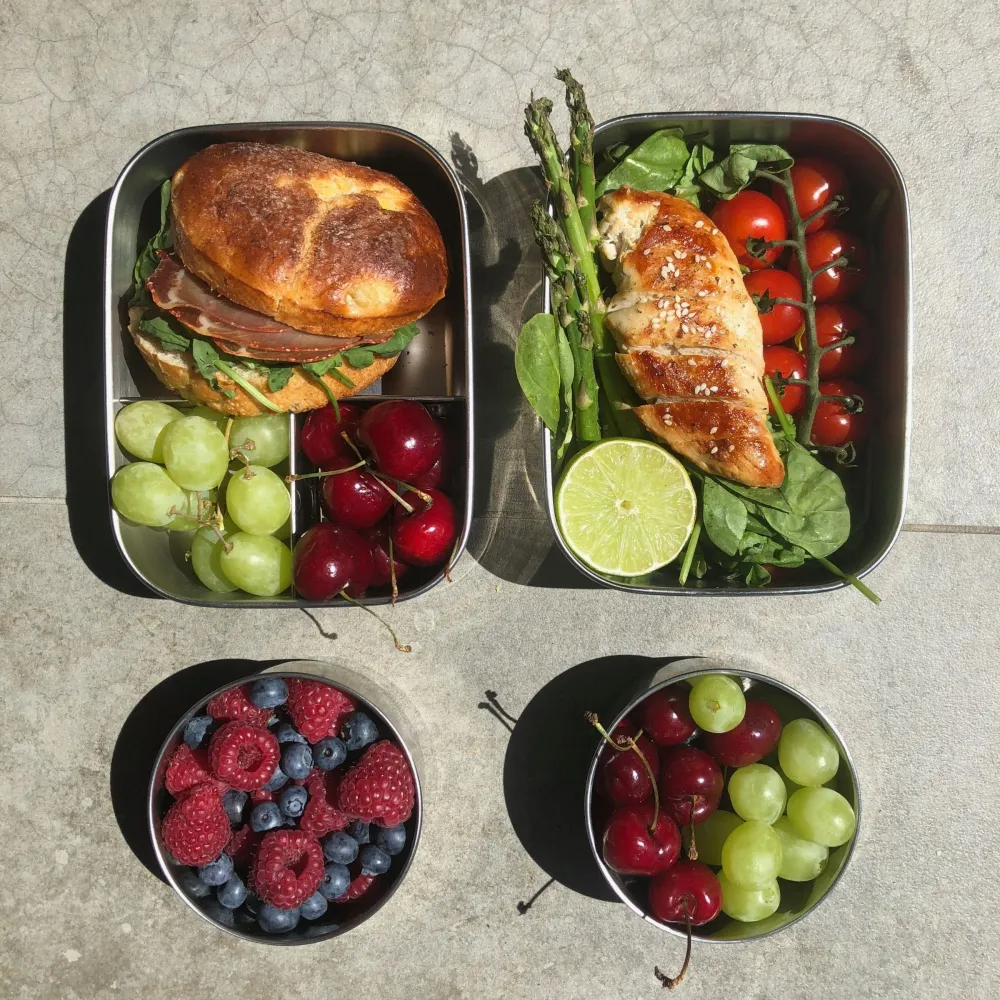 Bento Medium+ Pakke – Sett med 3 matbokser (1, 2 & 3 rom)