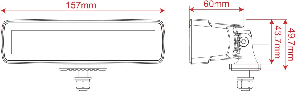 1852 Arbeidslys Flom LED 30W