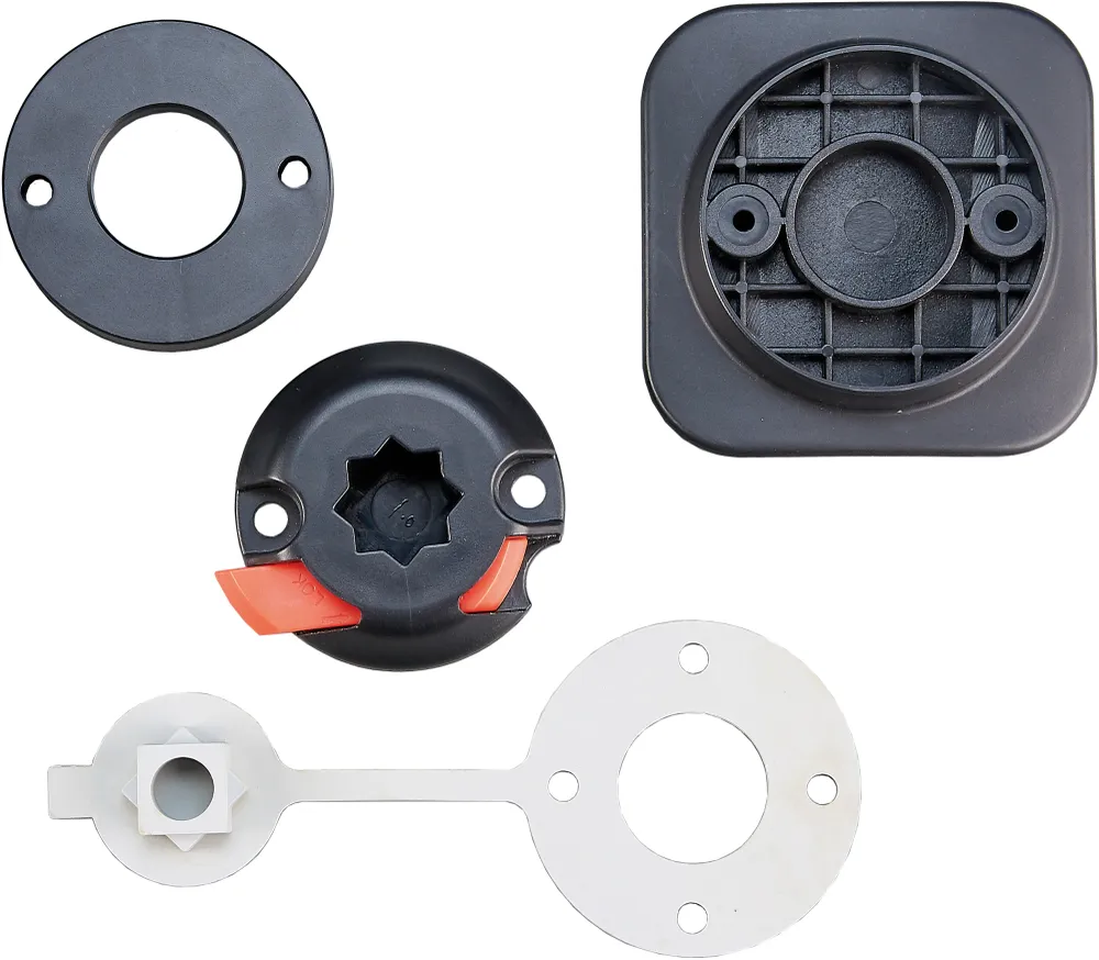 Batterilanterne LED, sett m/mast