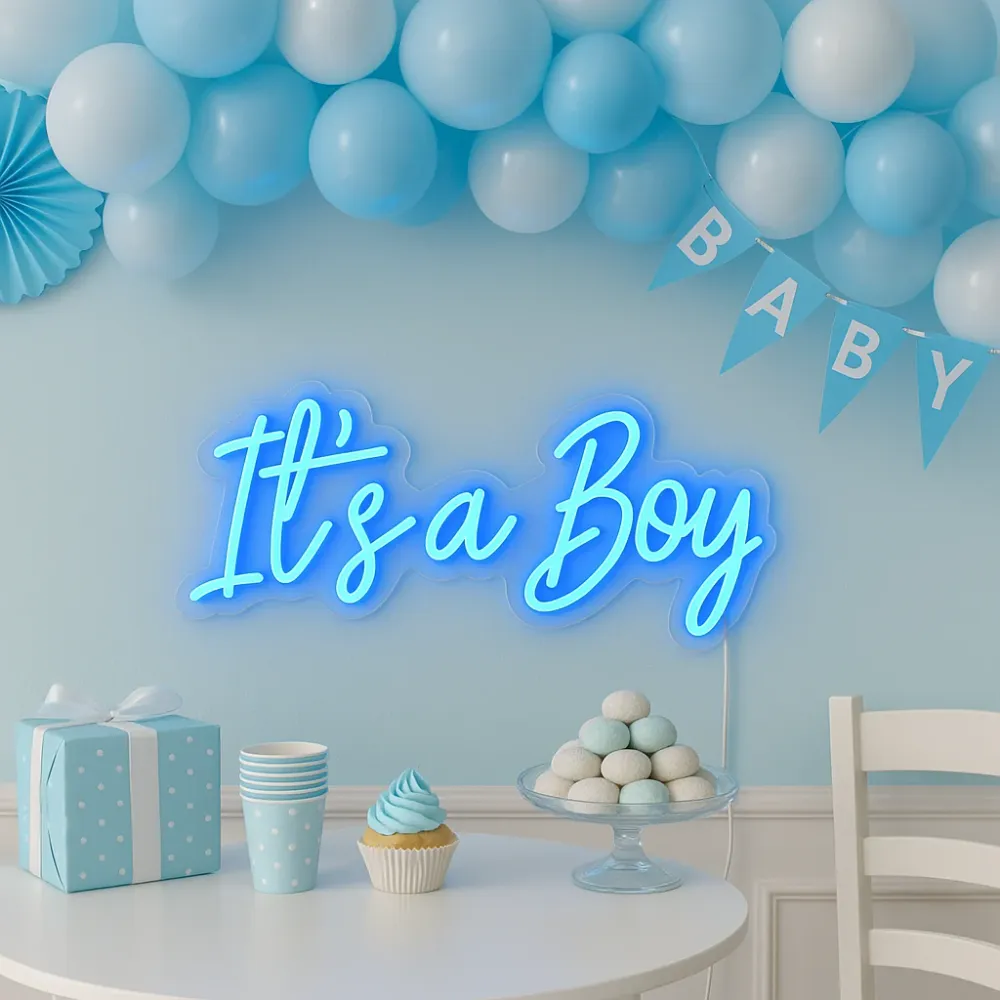 Its Boy Neon Vegglampe