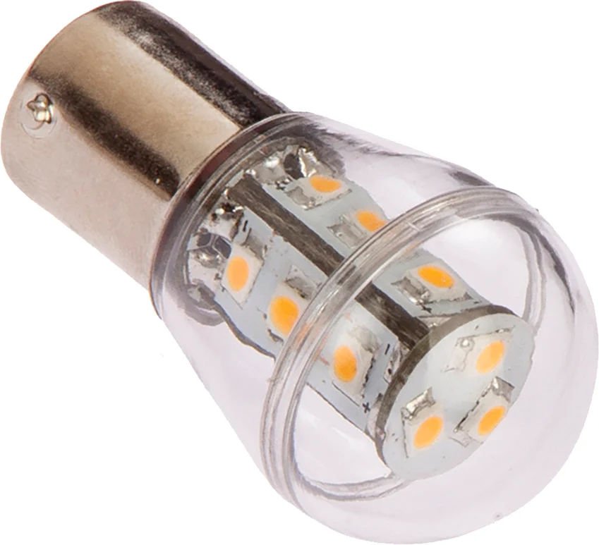 LED pære m/kuppel BA15D