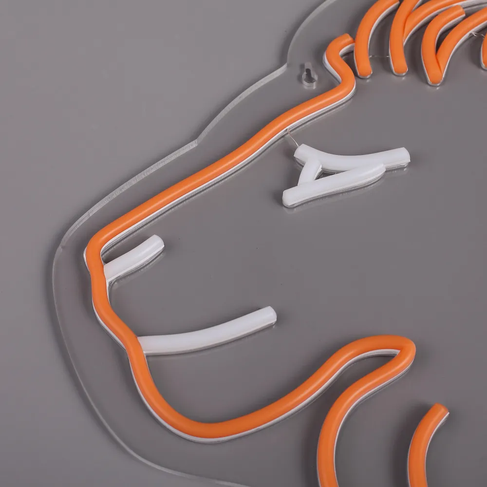 Løve Neon Vegglampe