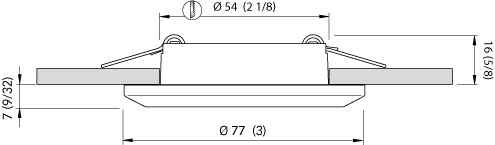 Quick MIRIAM C LED Downlight 2W