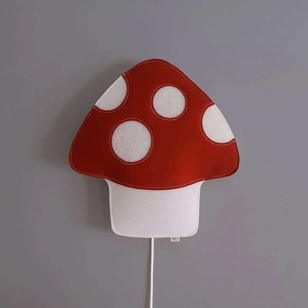 Soft Light Mushroom Vegglampe