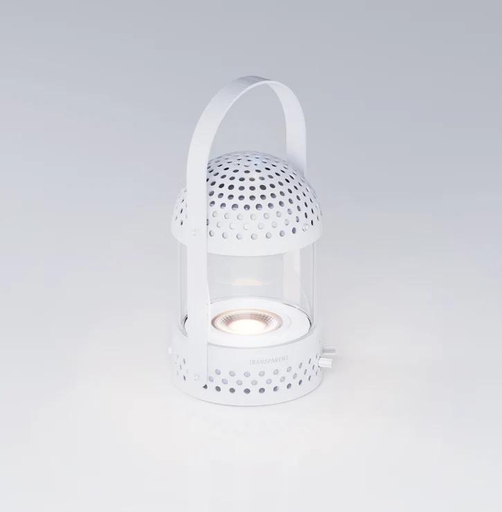 TRANSPARENT Light Speaker White