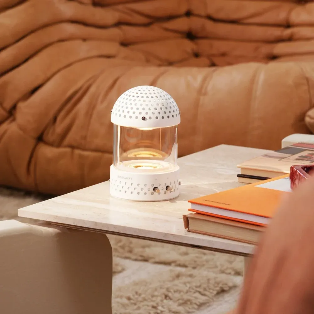 TRANSPARENT Light Speaker White