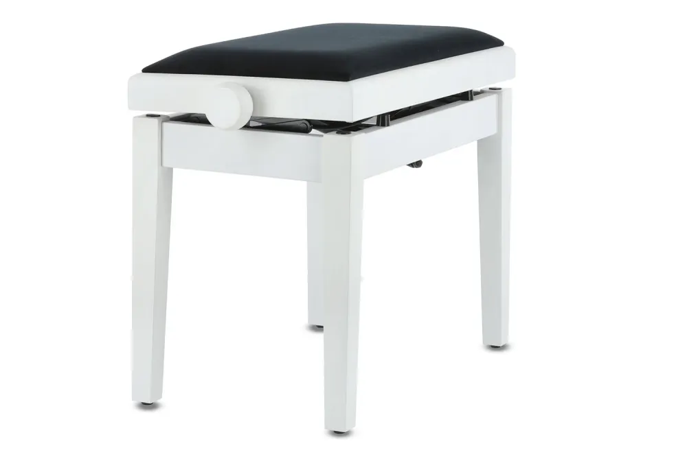 GEWA Piano bench Deluxe Autolift - White matt