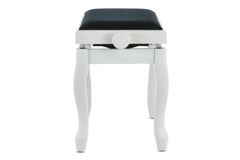 GEWA Piano bench Deluxe Classic - White matt