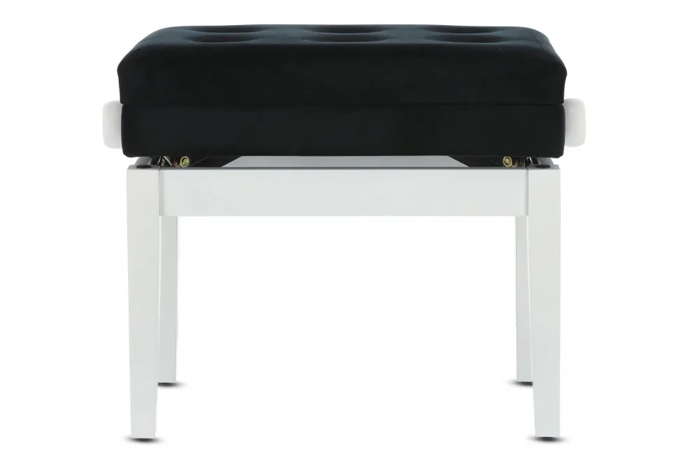 GEWA Piano bench Deluxe Compartment - White matt