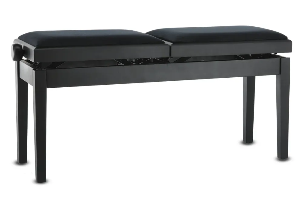 GEWA Piano bench Deluxe Double - Black matt
