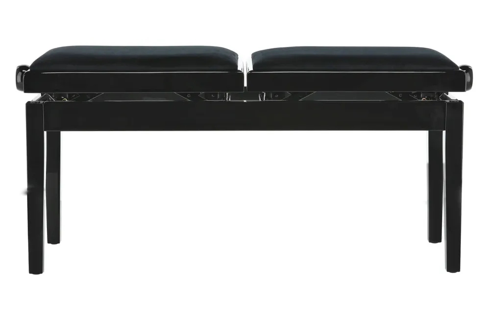 GEWA Piano bench Deluxe Double - Black highgloss