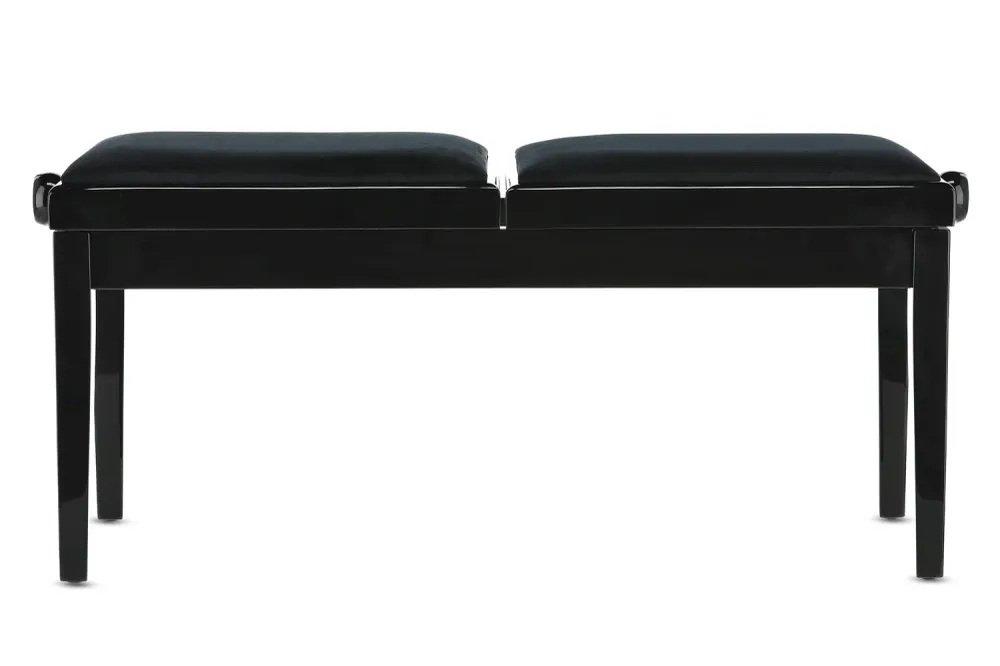 GEWA Piano bench Deluxe Double - Black highgloss