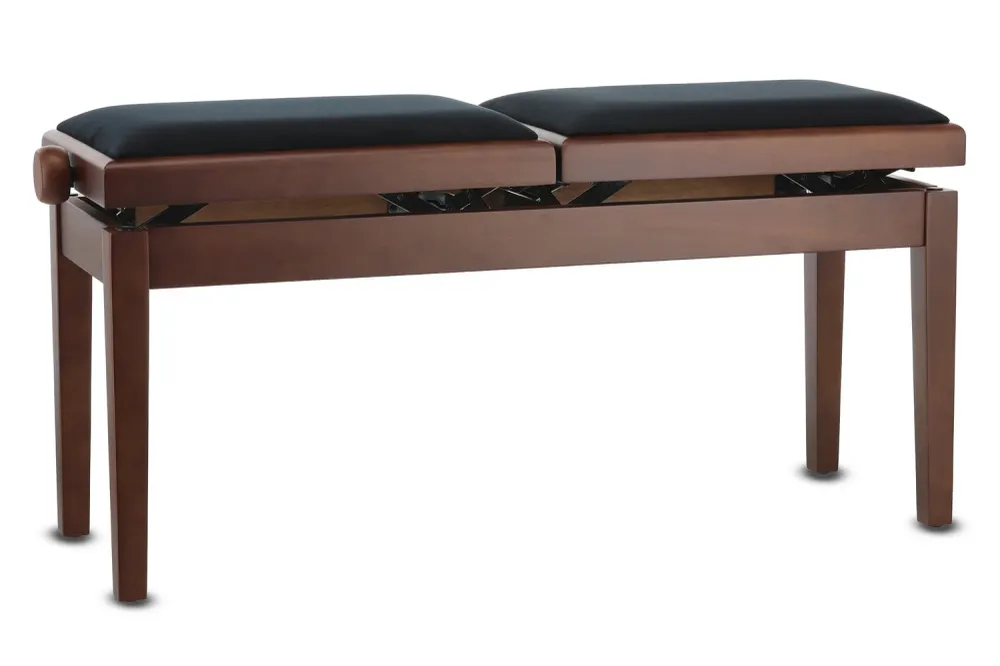 GEWA Piano bench Deluxe Double - Walnut matt