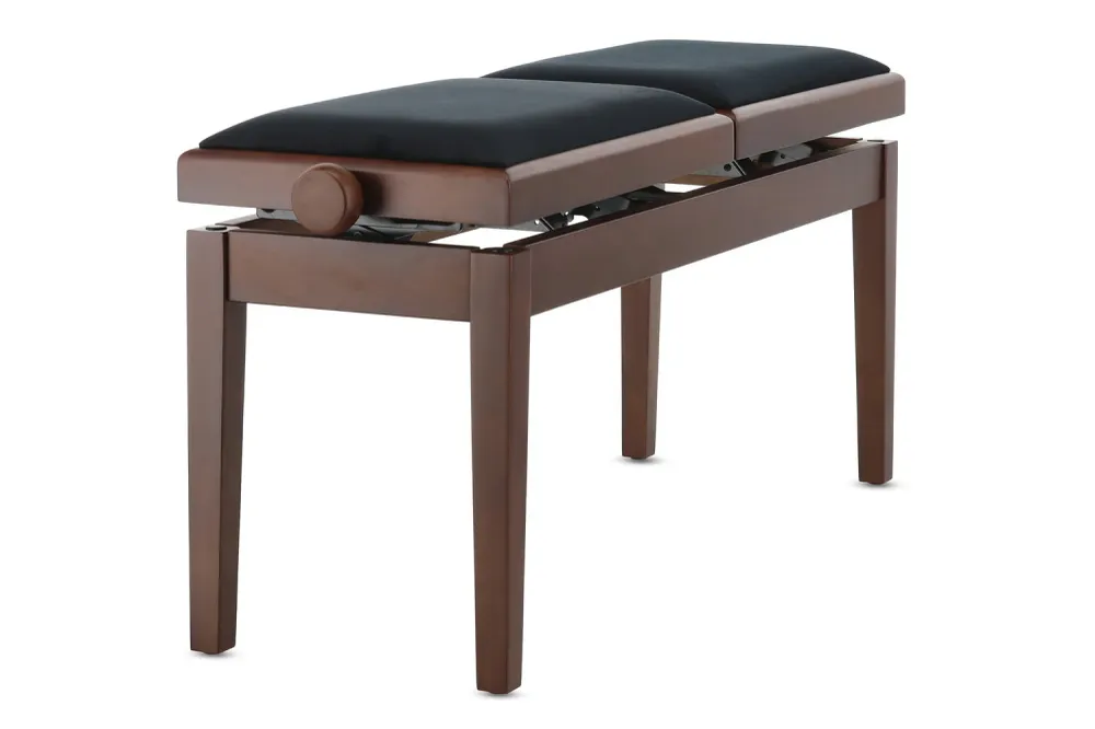 GEWA Piano bench Deluxe Double - Walnut matt