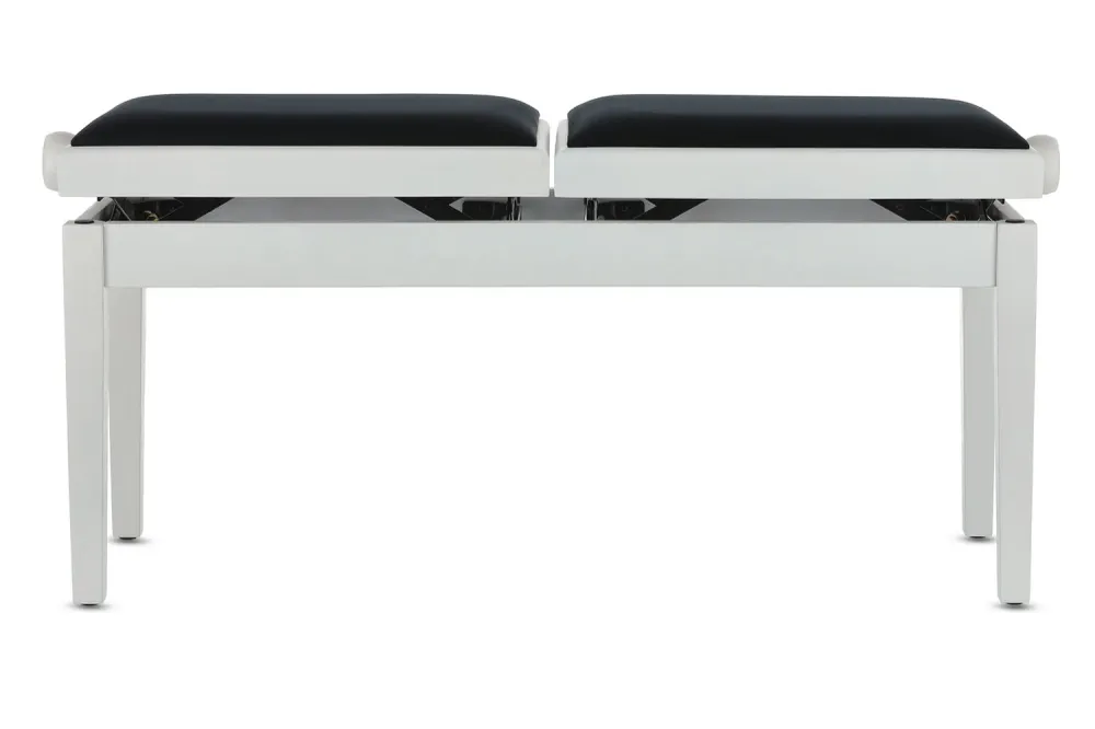 GEWA pianokrakk Deluxe Double - Hvit matt