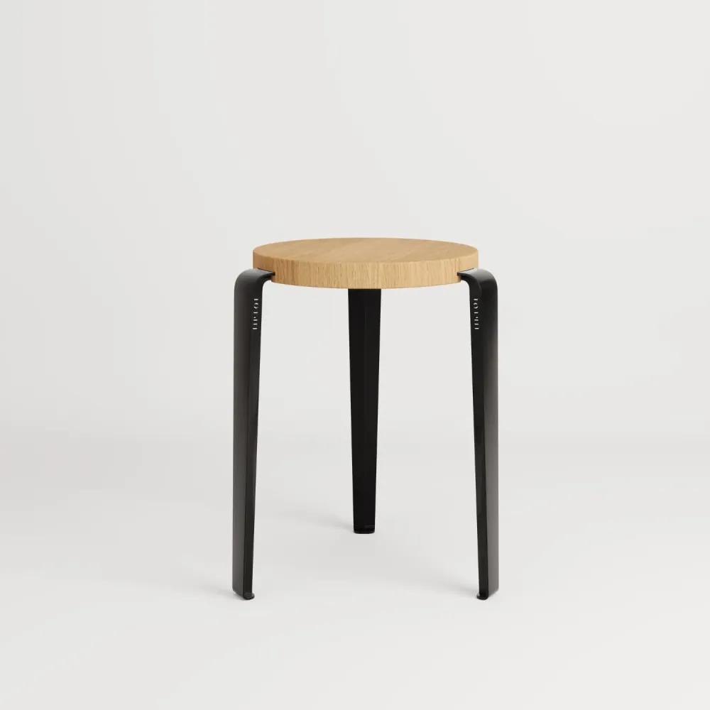Stol Lou Oak/Graphite Black