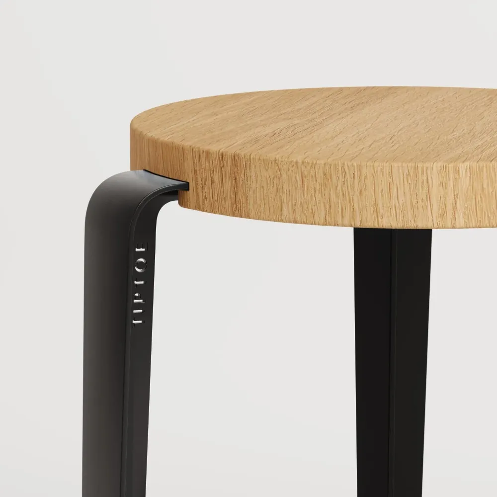 Stol Lou Oak/Graphite Black