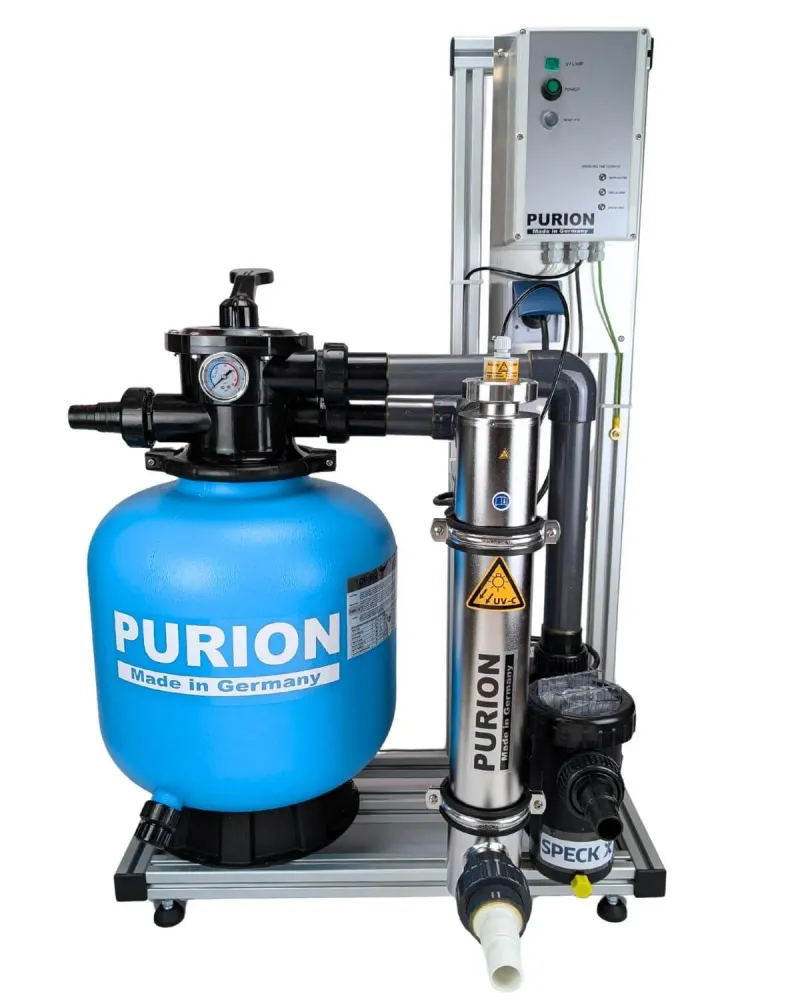 PURION Basseng 40 Rustfritt Stål Plus