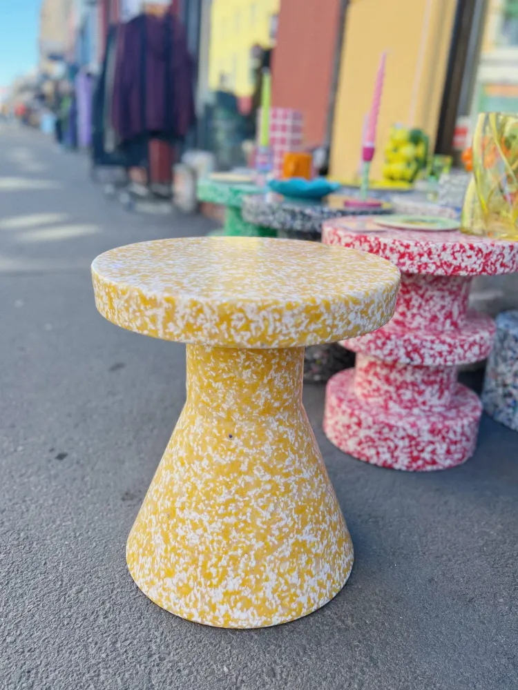 Bit Stool Cone – Yellow 100% Resirkulert plast