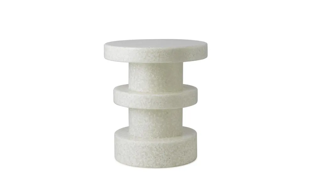 Normann Cph - Bit Stool White 100% Resirkulert plast
