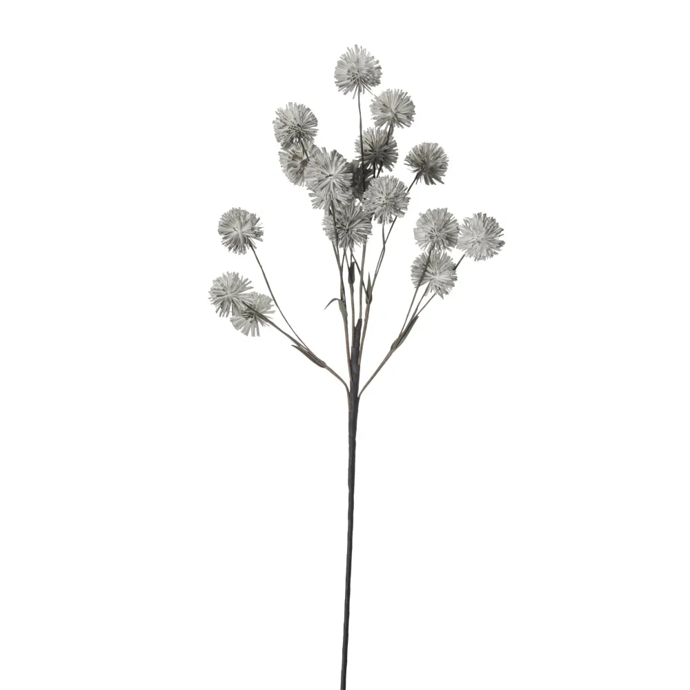 Happia skumblomst 90 cm grå