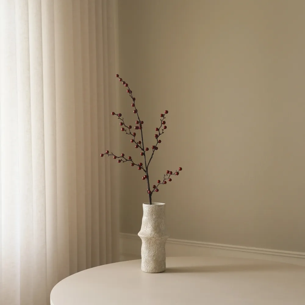 Dark Red Winterberry Branch