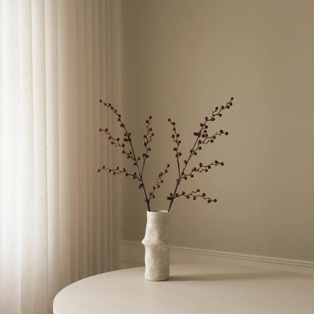 Dark Red Winterberry Branch