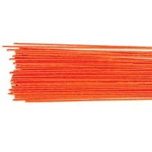 Blomsterwire Metallic Rød 50stk 0,50mm