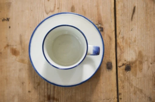 Coffee Cup Saucer Blue