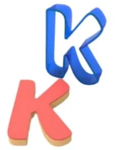 Pepperkakeform bokstav K