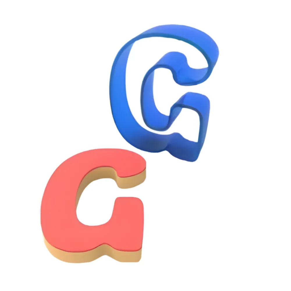 Pepperkakeform bokstav G