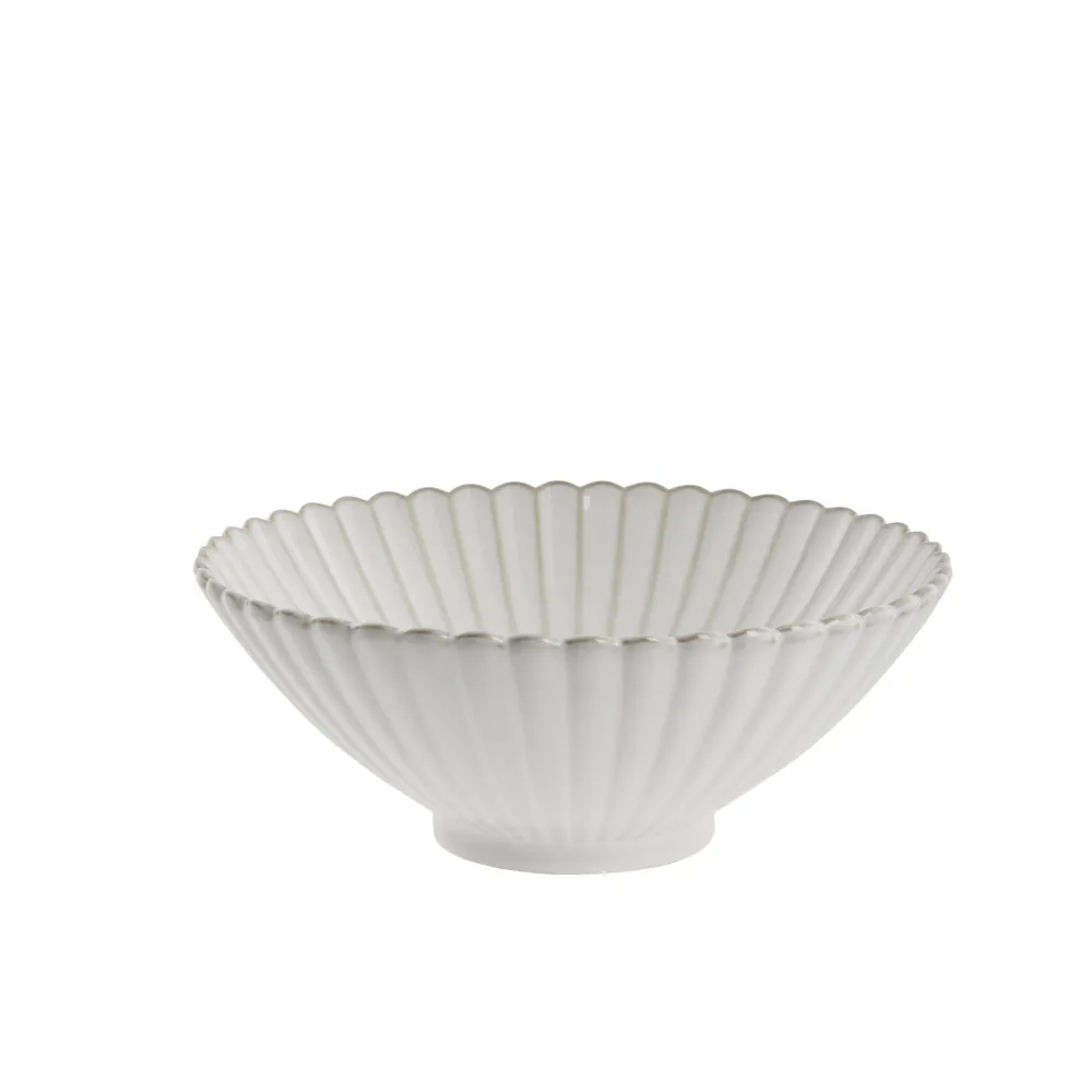 Camille skål Ø 25 cm. råhvit