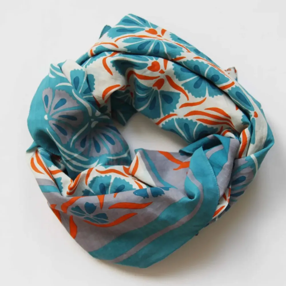 Diego Square Orange scarf