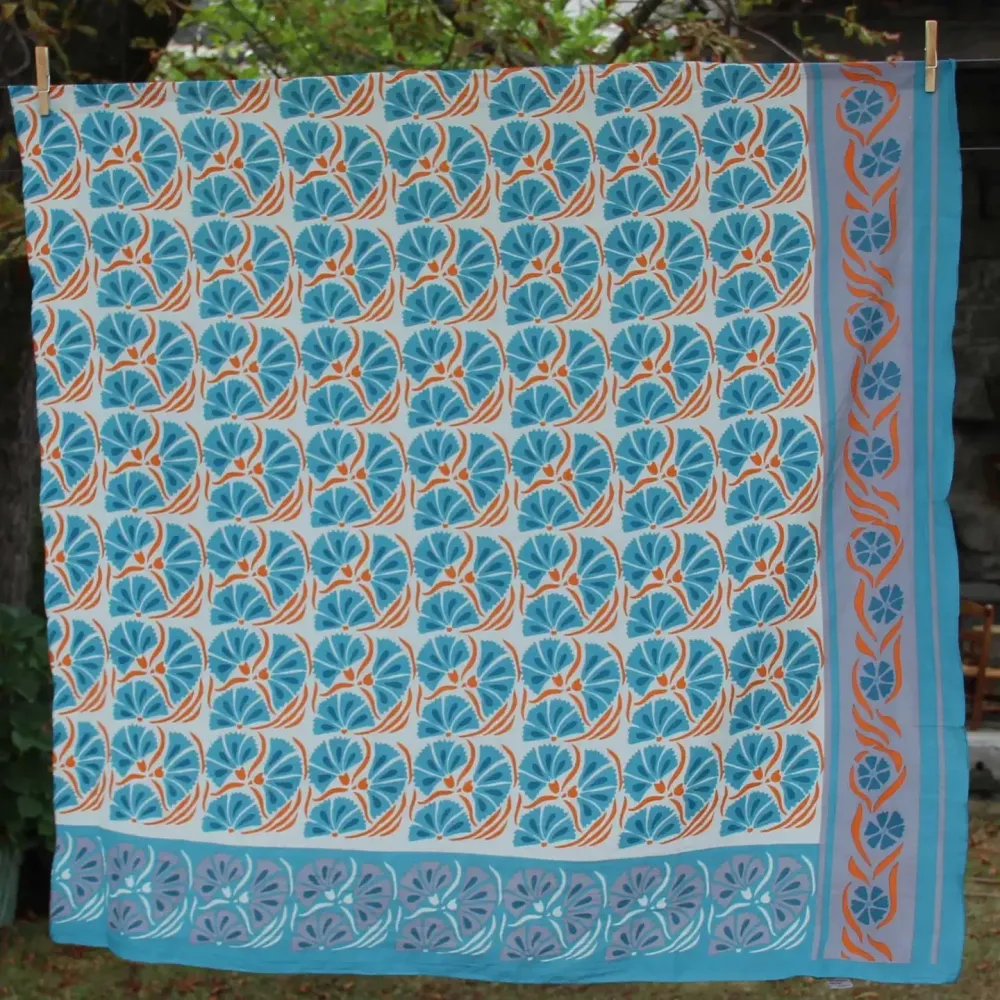 Diego Square Orange scarf