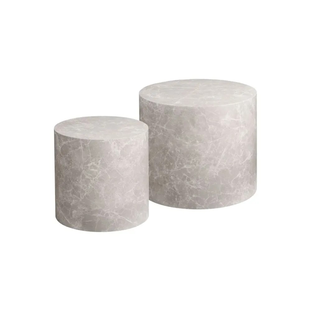 2-pk Prague sofabord rund
